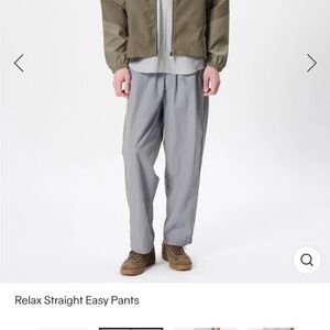 Relax Straight Easy Pants - Gray